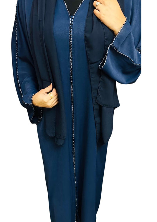 Divine Blue Abaya