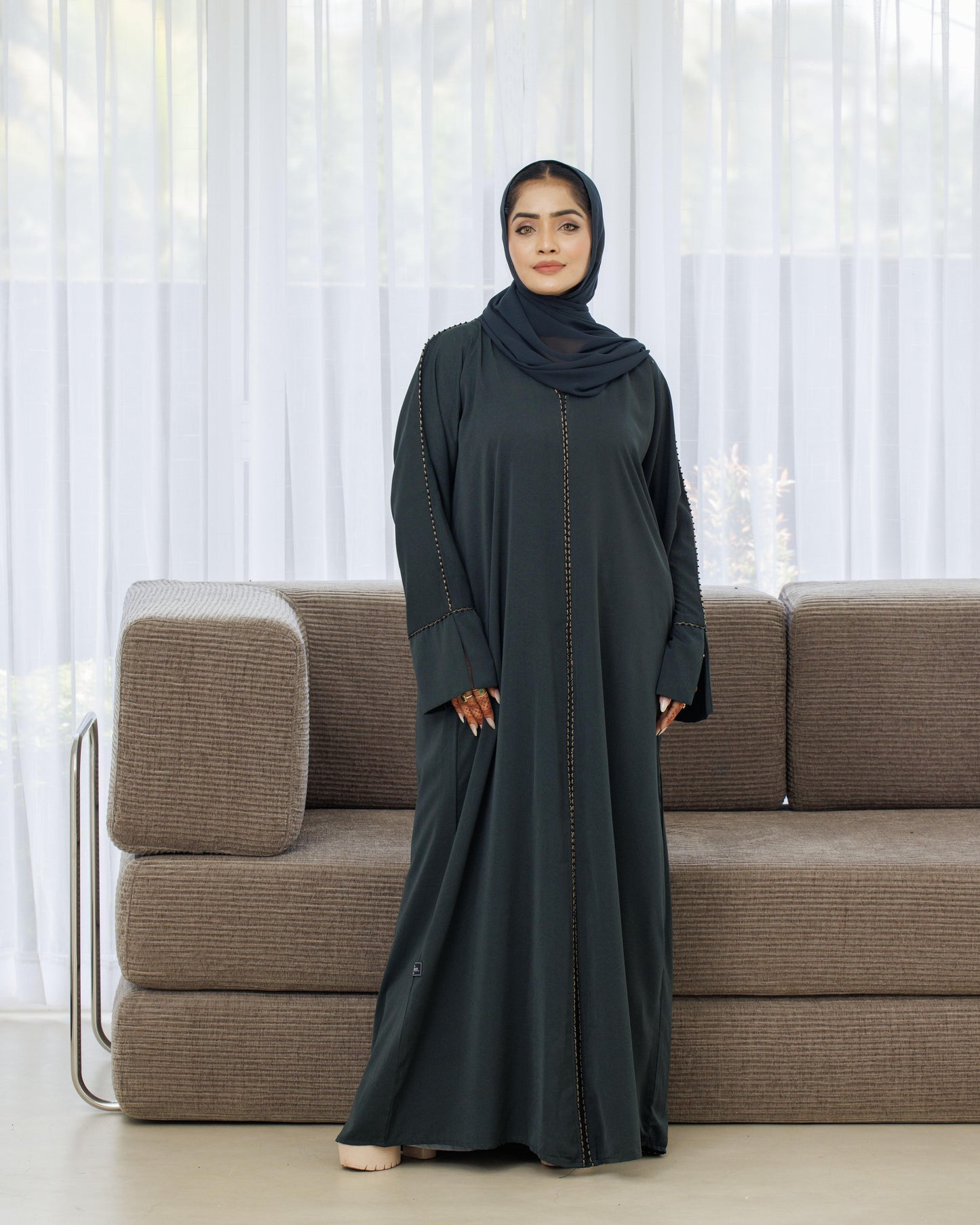Divine Green Abaya