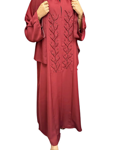 Dreamy Burgundy Abaya