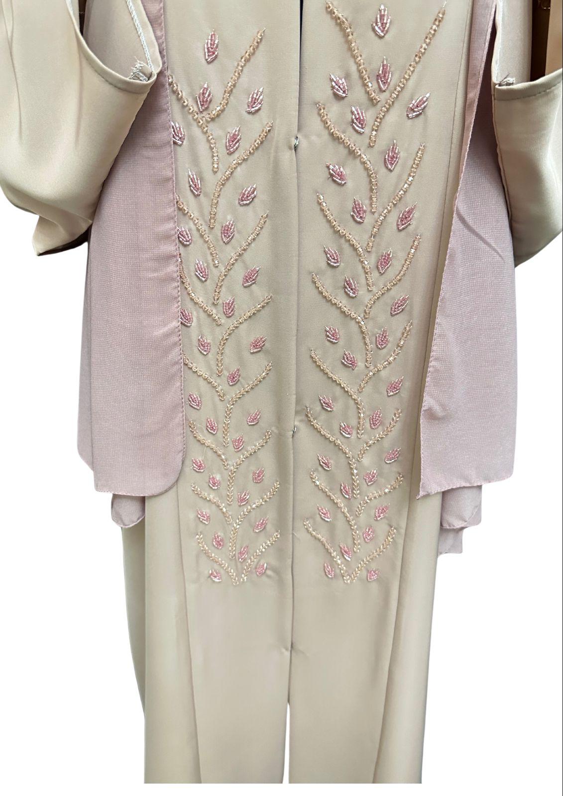 Dreamy Violet Blush Abaya