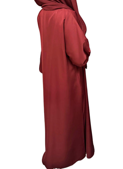 Dreamy Burgundy Abaya