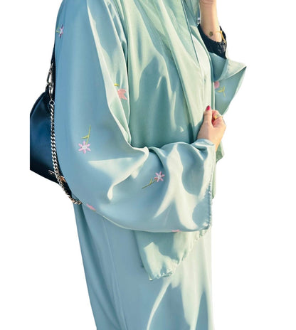 Elysian Mint Abaya and Elysian Mint Hijab