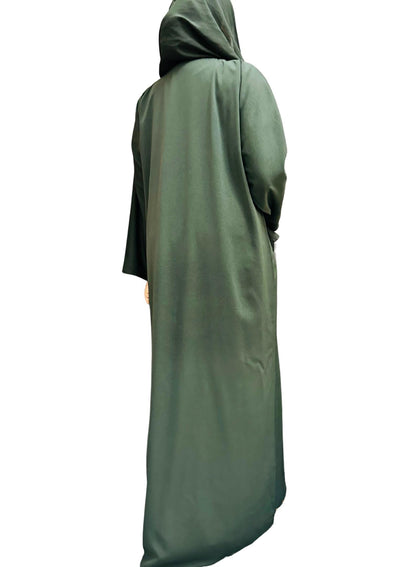 Emerald Elegance Abaya