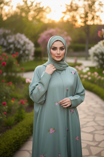 Lush Petals Abaya