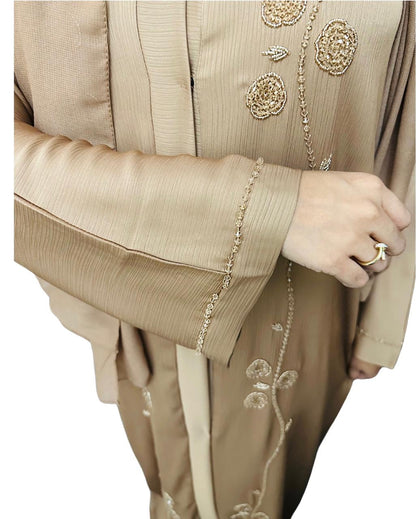 Lavish Beige Abaya