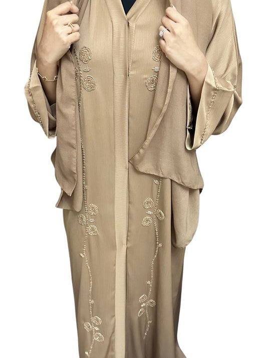 Lavish Beige Abaya