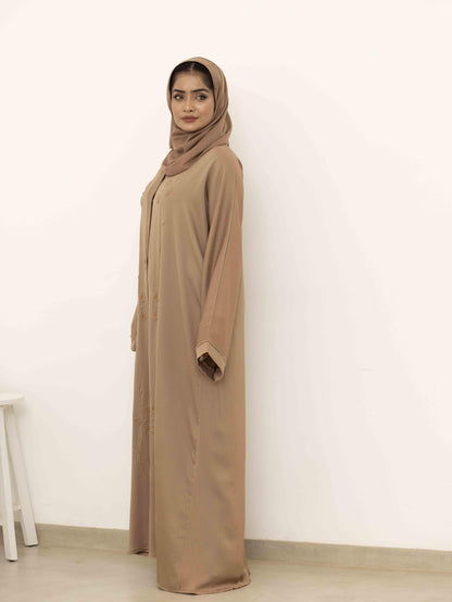 Lavish Beige Abaya