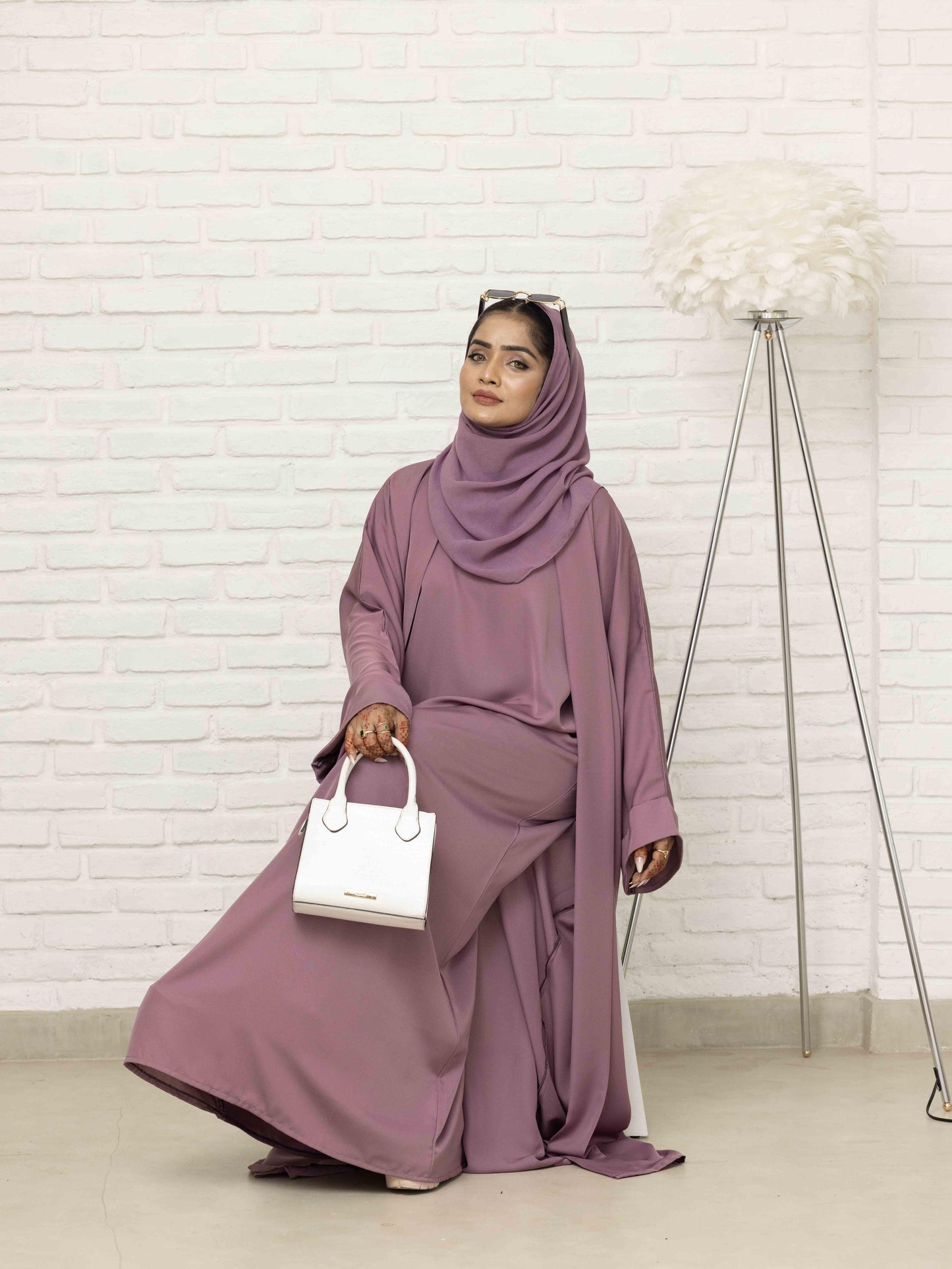 Layla Purple Abaya