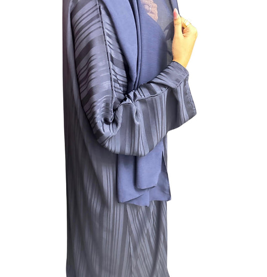 Majestic Navy Abaya