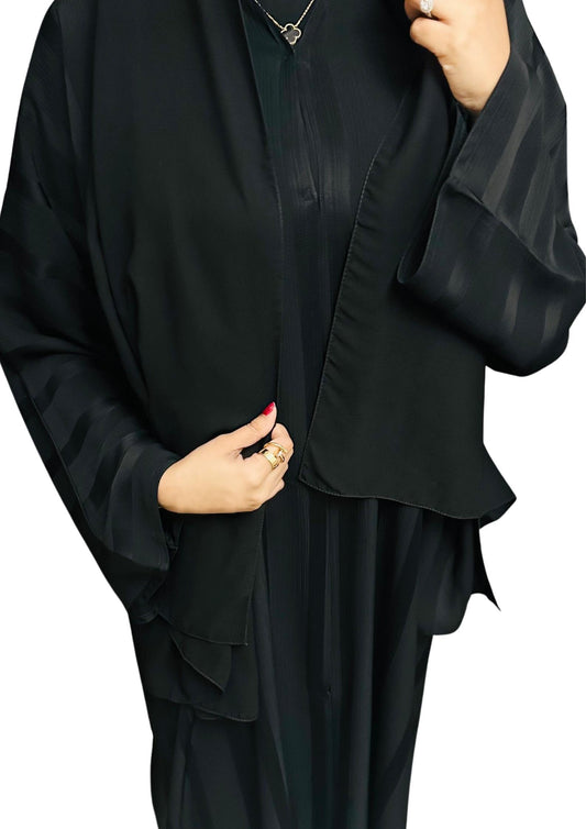 Majestic Noir Abaya