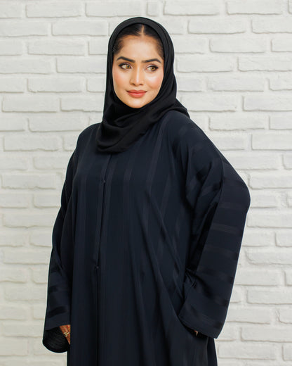 Majestic Noir Abaya