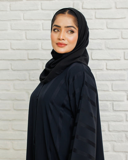 Majestic Noir Abaya