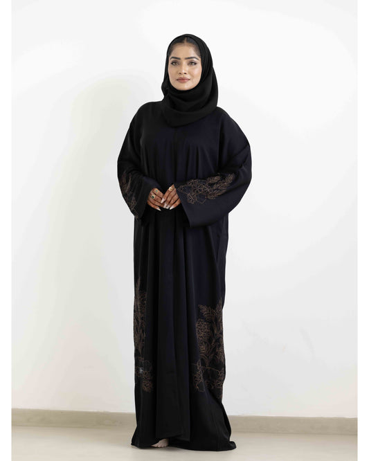 Midnight Florals Abaya