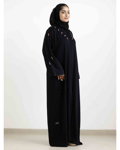Midnight Rose Abaya