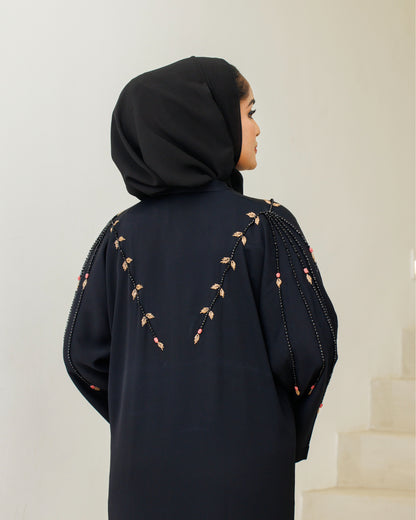 Midnight Rose Abaya