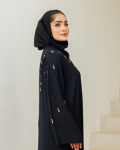 Midnight Rose Abaya