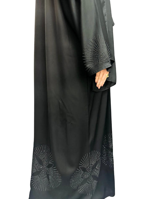 Midnight Sparkle Abaya