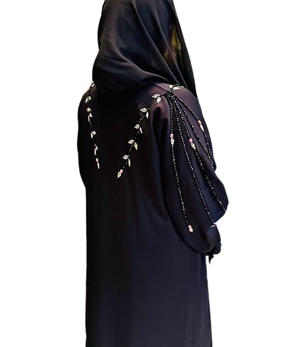 Midnight Rose Abaya