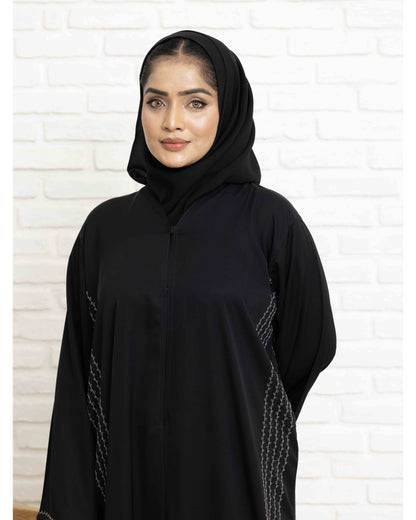 Moonlit Black Abaya
