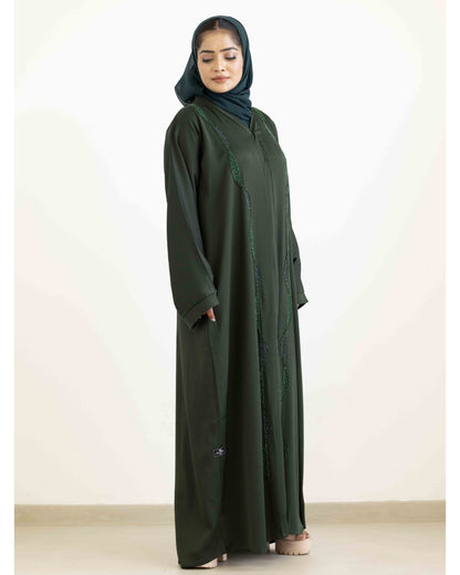 Mystic Green Abaya
