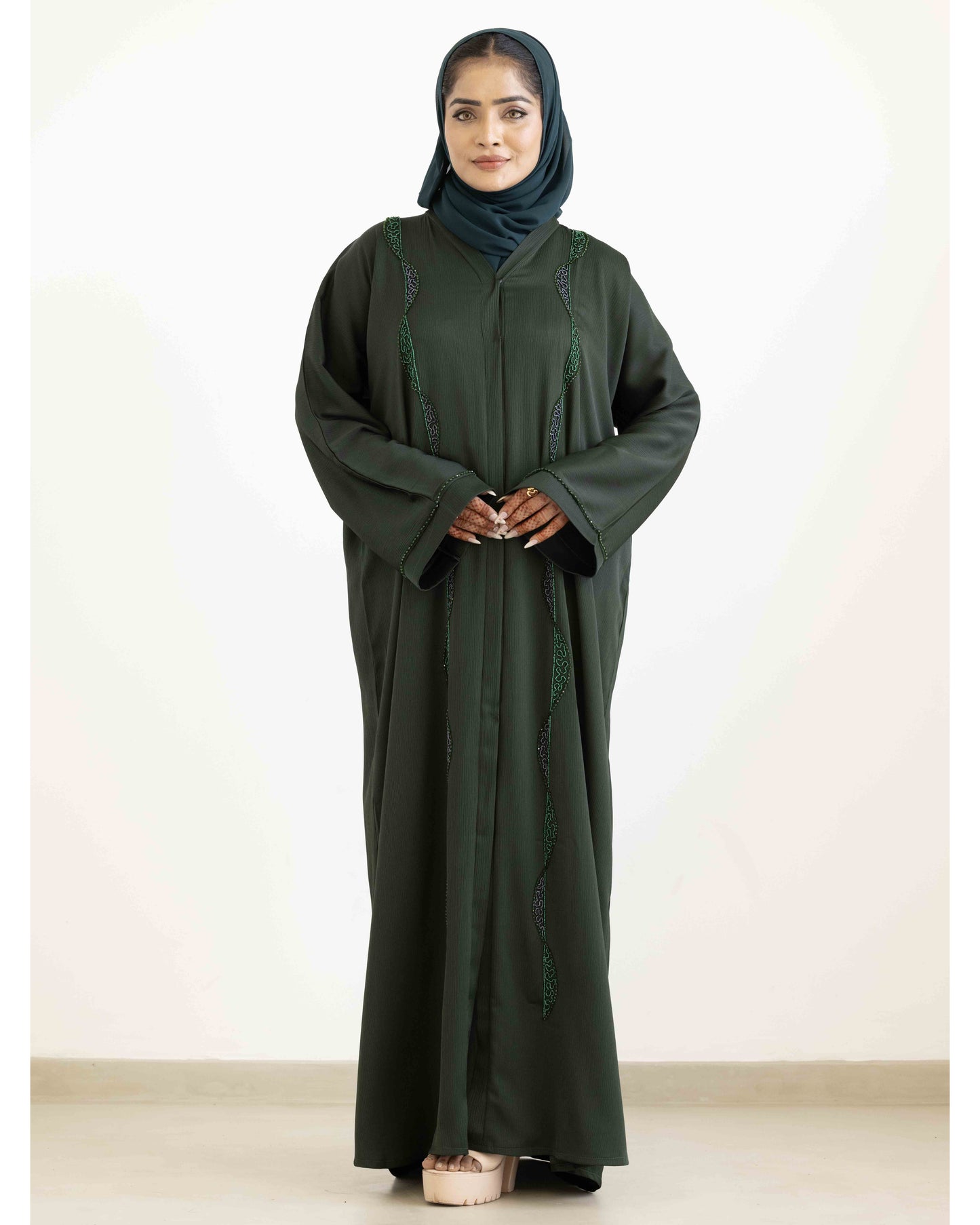 Mystic Green Abaya