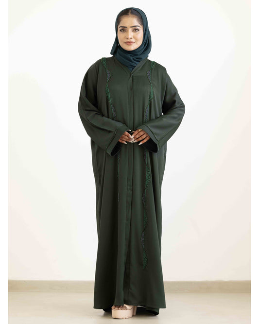 Mystic Green Abaya