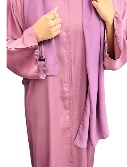 Radiant Pink Abaya