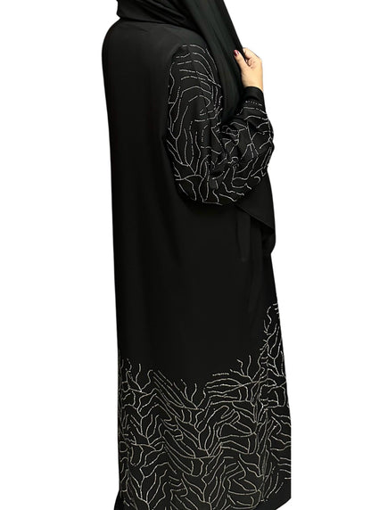 Silver Mirage Abaya