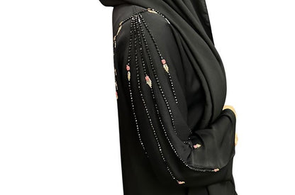 Midnight Rose Abaya